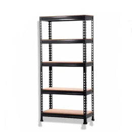 Estante 150x70x30 negro con pasador - 350kg