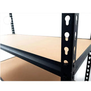 Estante 180x90x45 negro con pasador - 500kg