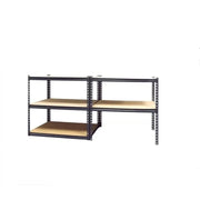 Estante 180x90x45 negro pasador reforzado - 600kg