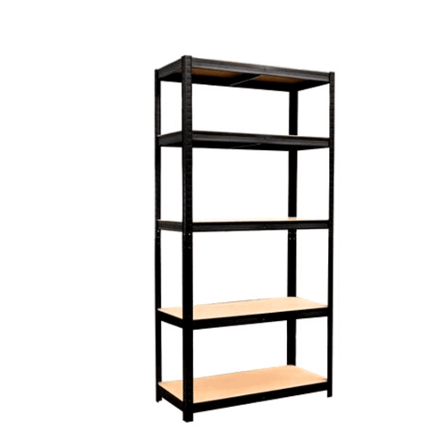 Estante metálico 150x70x30 negro - 300kg