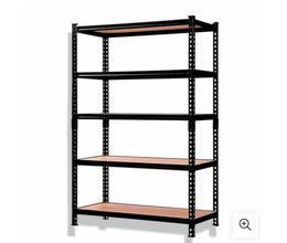 Estante 180x120x45 negro con pasador- 700kg