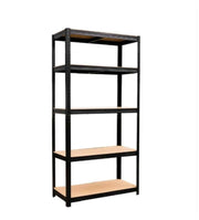 Estante metálico 180x90x40 negro - 500kg