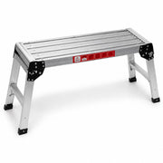 Banqueta de aluminio plegable