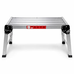 Banqueta de aluminio plegable