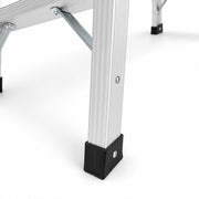 Banqueta de aluminio plegable